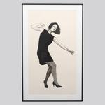 Large Robert Longo TILLMAN Lithograph, 70